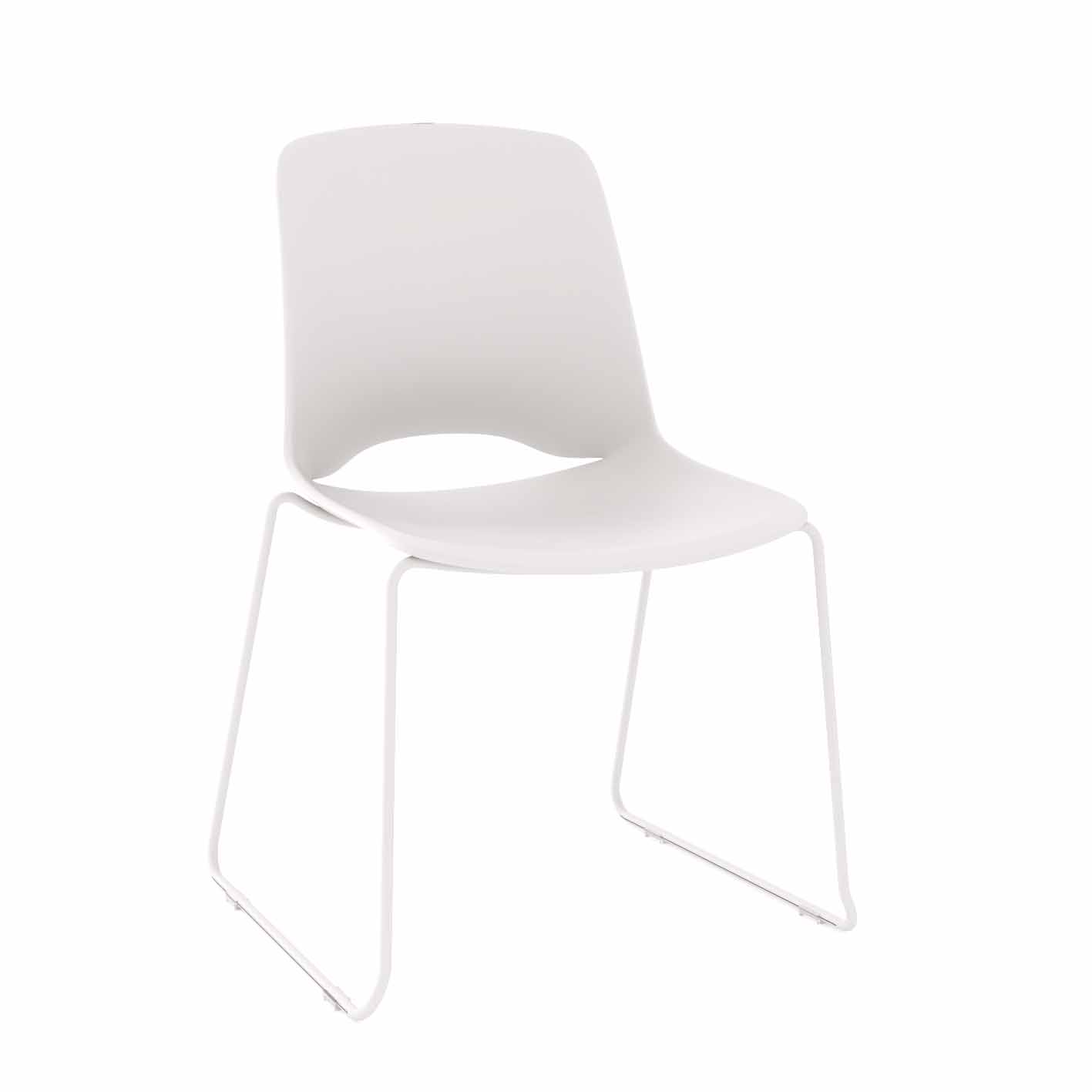 Vista Glide Chair - White